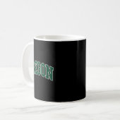 Oregon - Retro-Design - Klick Kaffeetasse (Vorderseite Links)