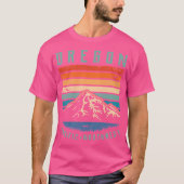 Oregon Retro Mountains T-Shirt (Vorderseite)