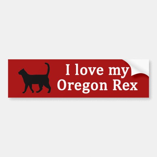 Oregon Rex Liebe Autoaufkleber (Vorne)