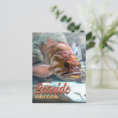 Oregon Rockfish am Meer Postkarte (Stehend Vorderseite)