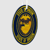 Oregon Round Emblem Ornament (Vorderseite)