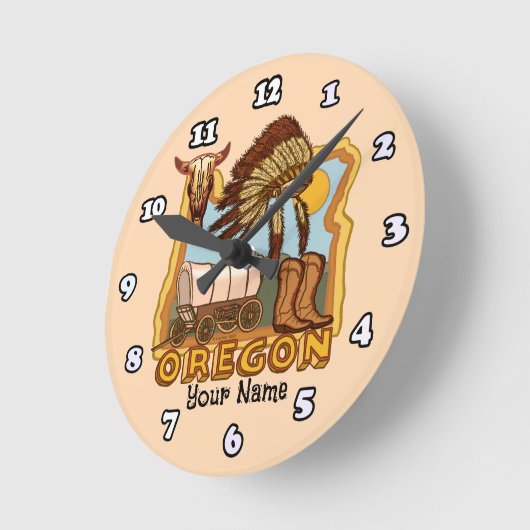 Oregon Runde Wanduhr (Winkel)