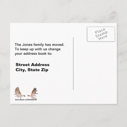 Oregon Sasquatch License Plate Ankündigungspostkarte (Rückseite)