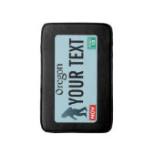 Oregon Sasquatch License Plate Badematte (Vorderseite Vertikal)