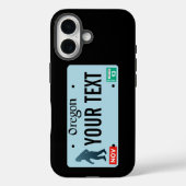 Oregon Sasquatch License Plate Case-Mate iPhone Hülle (Rückseite)