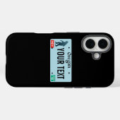 Oregon Sasquatch License Plate Case-Mate iPhone Hülle (Rückseite (Horizontal))