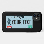 Oregon Sasquatch License Plate Case-Mate iPhone Hülle (Rückseite (Horizontal))