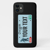 Oregon Sasquatch License Plate Case-Mate iPhone Hülle (Rückseite)