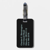 Oregon Sasquatch License Plate Gepäckanhänger (Rückseite vertikal)