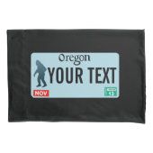 Oregon Sasquatch License Plate Kissenbezug (Vorderseite)