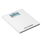 Oregon Sasquatch License Plate Notizblock (angewinkelt)