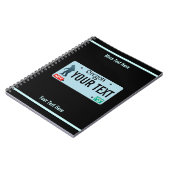 Oregon Sasquatch License Plate Notizblock (Linke Seite)