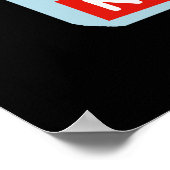 Oregon Sasquatch License Plate Poster (Ecke)