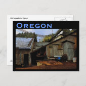 Oregon Sawmill Postcard Postkarte (Vorne/Hinten)