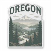 Oregon Scenic Heritage Aufkleber (Vorderseite)