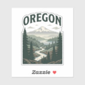 Oregon Scenic Heritage Aufkleber (Blatt)