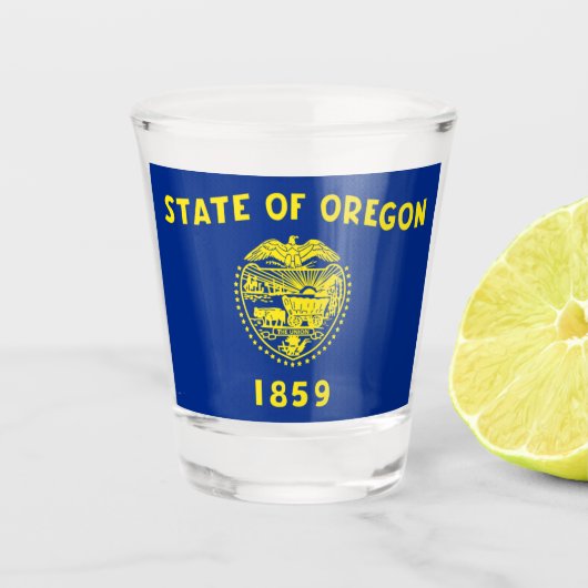OREGON SCHNAPSGLAS (Vorderseite)