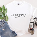 Oregon Script Staat Frauen T - Shirt<br><div class="desc">Jeden Tag fügen wir neue Designs hinzu!</div>