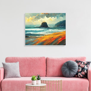 Oregon Seascape Coastal Dreamscape Abstrakt Leinwanddruck