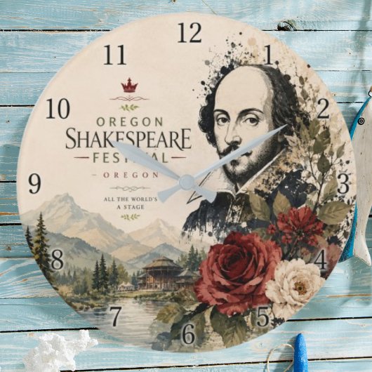 Oregon Shakespeare Festival Große Wanduhr