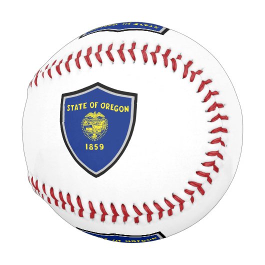 Oregon Shield Flag Baseball (Vorne Rechts)