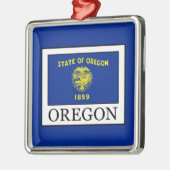 Oregon Silbernes Ornament (Links)