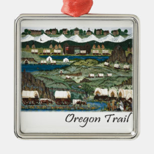 Oregon Silbernes Ornament