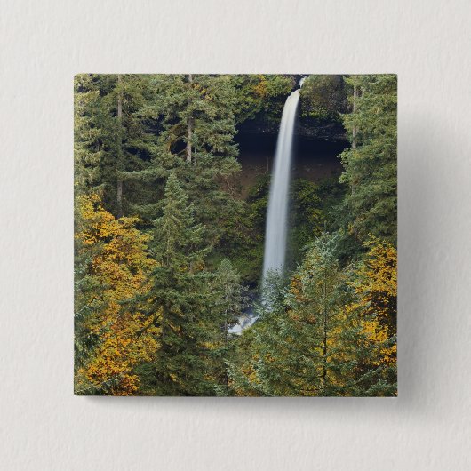 Oregon, Silver Falls Staat Park, North Falls Button (Vorderseite)