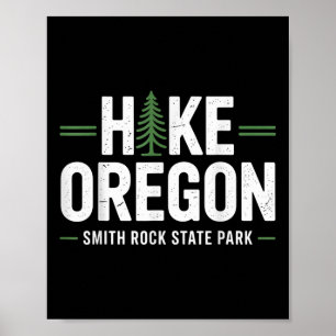 Oregon Smith Rock State Park Wandern Natur Baum Re Poster