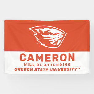 Oregon Staat Beavers Biberkopf Banner