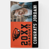 Oregon Staat Beavers | Biberkopf Banner (Vertikal)