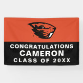 Oregon Staat Beavers | Biberkopf Banner (Horizontal)