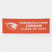 Oregon Staat Beavers | Biberkopf Banner (Horizontal)