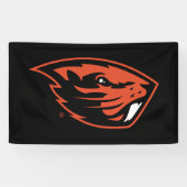 Oregon Staat Beavers | Biberkopf Banner (Horizontal)