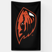 Oregon Staat Beavers | Biberkopf Banner (Vertikal)