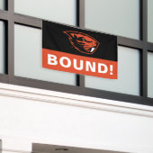 Oregon Staat Beavers | Biberkopf Banner (Äußeres Gebäude)