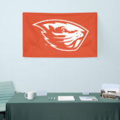 Oregon Staat Beavers | Biberkopf Banner (Messeveranstaltung)