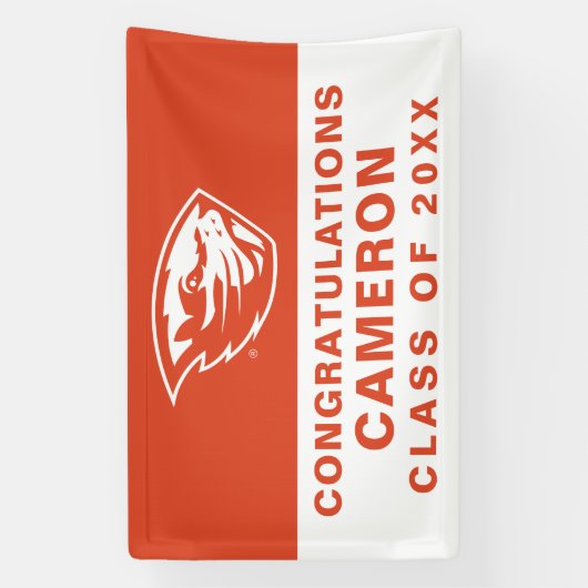 Oregon Staat Beavers | Biberkopf Banner (Vertikal)