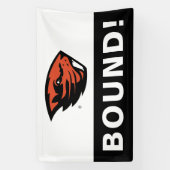 Oregon Staat Beavers | Biberkopf Banner (Vertikal)