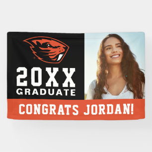 Oregon Staat Beavers Biberkopf Banner