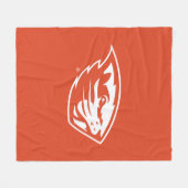 Oregon Staat Beavers | Biberkopf Fleecedecke (Vorderseite (Horizontal))