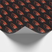 Oregon Staat Beavers | Biberkopf Geschenkpapier (Ecke)