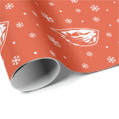 Oregon Staat Beavers | Biberkopf Geschenkpapier (Rolleneckpunkt)