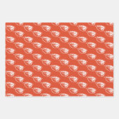 Oregon Staat Beavers | Biberkopf Geschenkpapier Set (Vorderseite)