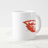 Oregon Staat Beavers | Biberkopf Jumbo-Tasse (Vorderseite Rechts)