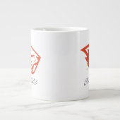 Oregon Staat Beavers | Biberkopf Jumbo-Tasse (Vorderseite)