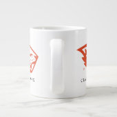 Oregon Staat Beavers | Biberkopf Jumbo-Tasse (Rückseite)