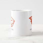 Oregon Staat Beavers | Biberkopf Jumbo-Tasse (Vorderseite)