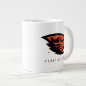 Oregon Staat Beavers | Biberkopf Jumbo-Tasse (Vorderseite Rechts)
