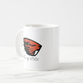 Oregon Staat Beavers | Biberkopf Kaffeetasse (Vorderseite Links)